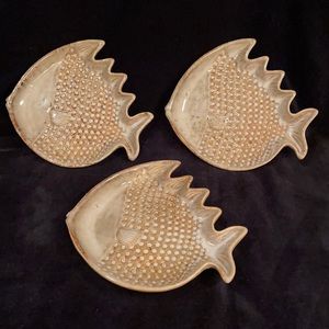 Set of 3 Appetizer Fish Plates